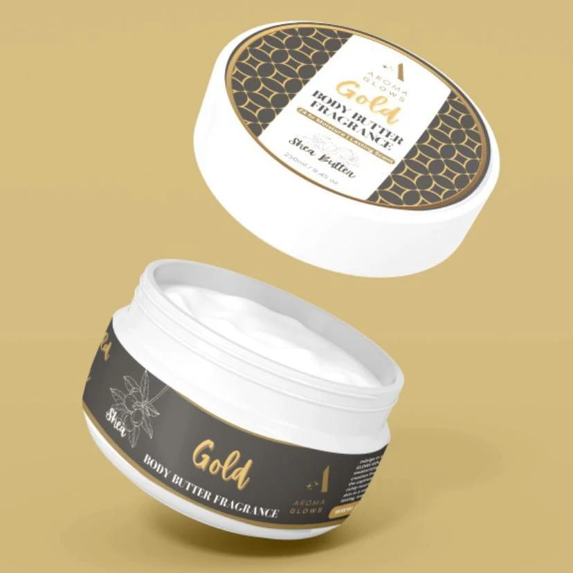 Gold  Body Butter Fragrance Cream 250ml - Image 4
