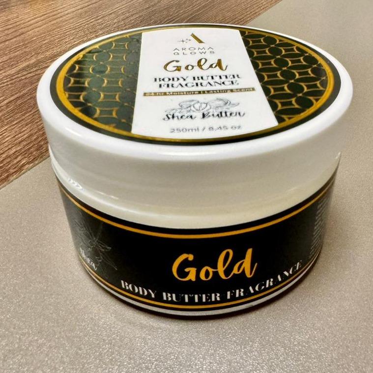 Gold  Body Butter Fragrance Cream 250ml - Image 5